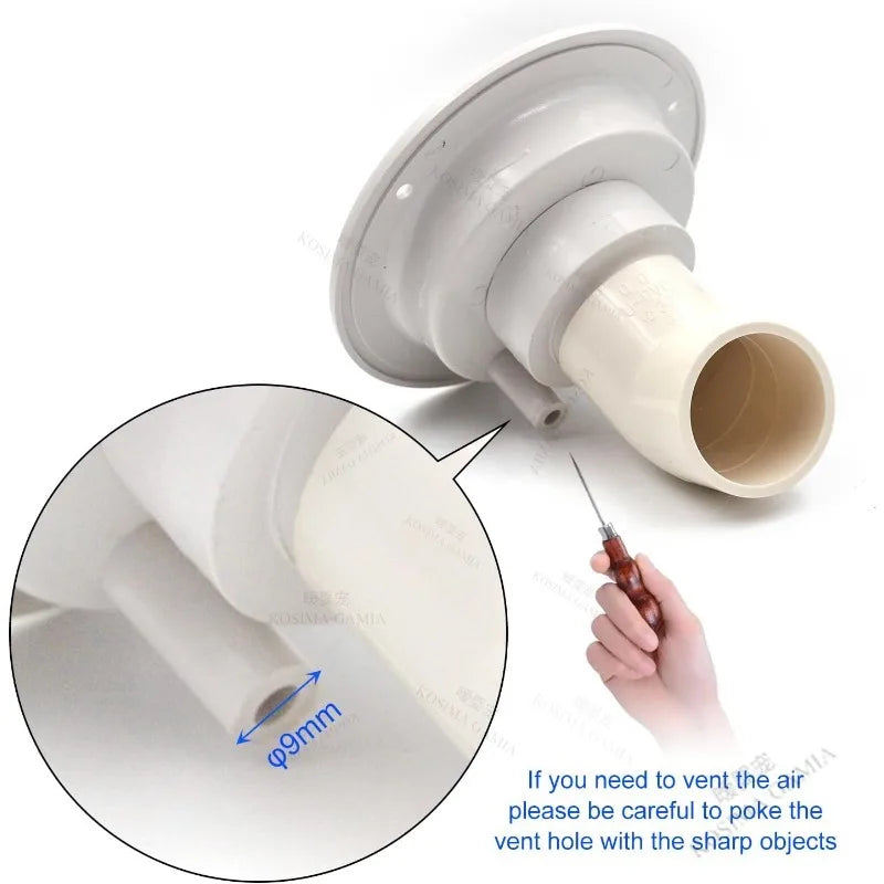 Round Gravity Water Inlet with Lock for RV Camper Boat