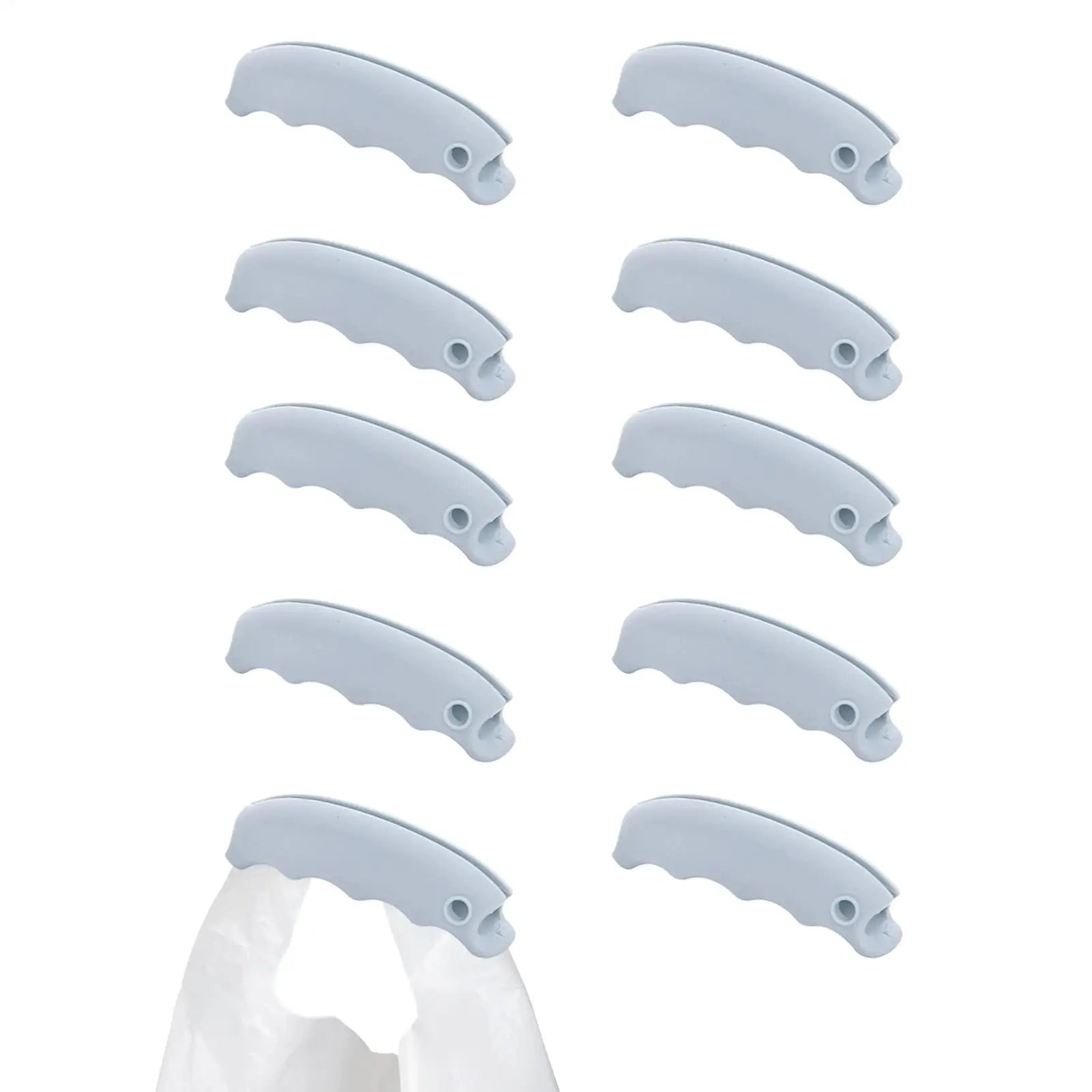 Silicone Ergonomic Bag Carrier Anti Slip Hand Grip Shopping Handle