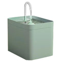 Cat Water Fountain Auto Filter USB Electric Mute Cat Drinker Bowl 1.5L Recirculate Filtring Drinker For Cats Pet Water Dispenser Zpaxo Light Green China Mainland