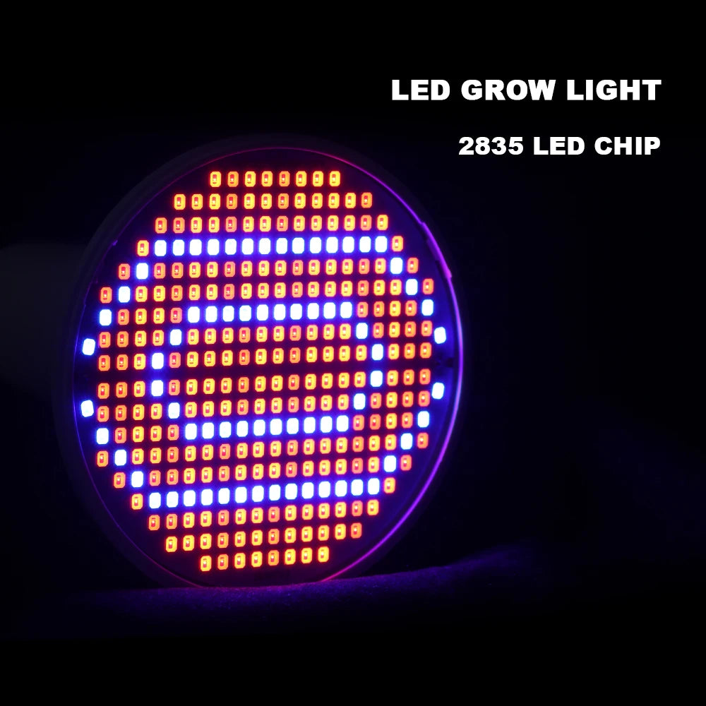 E27 LED Grow Light Bulb Full Spectrum AC85-265V Plant Lamp for Indoor Plants Hydroponics Flower Seedling Zpaxo