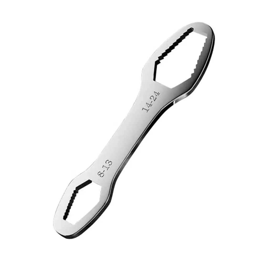 Universal Self-Tightening Adjustable Wrench 8–24mm Hand Tool Adjustable Wrench Zpaxo B 8to24mm Short