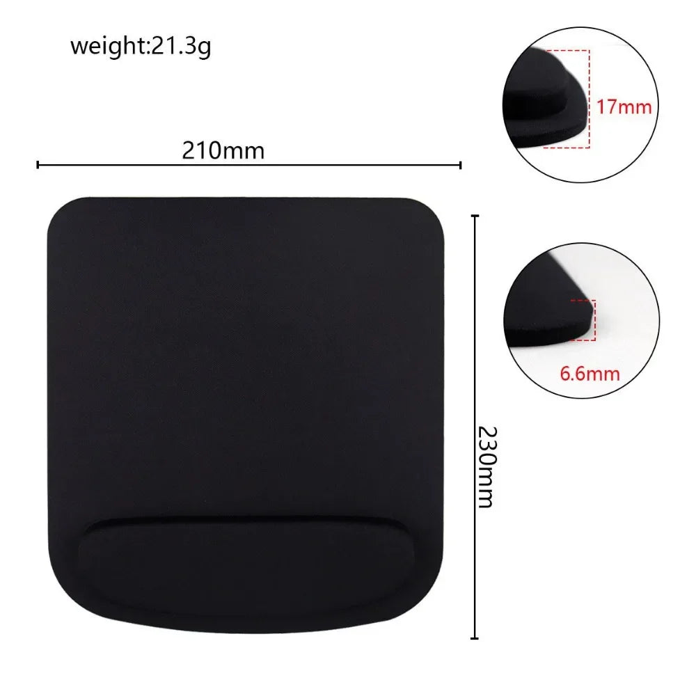 Round EVA Wrist Mouse Pad Computer Support Slow Rebound Memory Foam Zpaxo