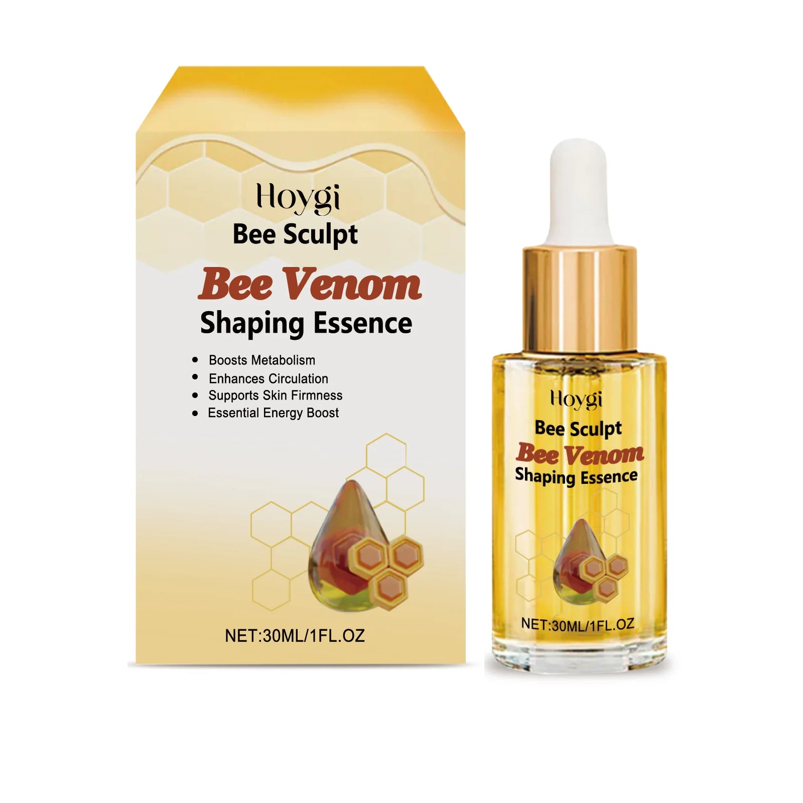 Hoygi Bee Venom Slimming Firming Body Oil – Anti-Cellulite Body Slimming Oil Zpaxo 1Pcs 30ml