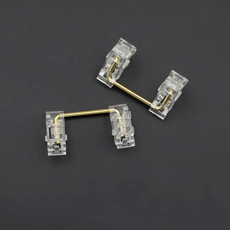 652F Mechanical Keyboard Satellite Shaft Transparent 6.25U Plate Screw Stabilizer Zpaxo