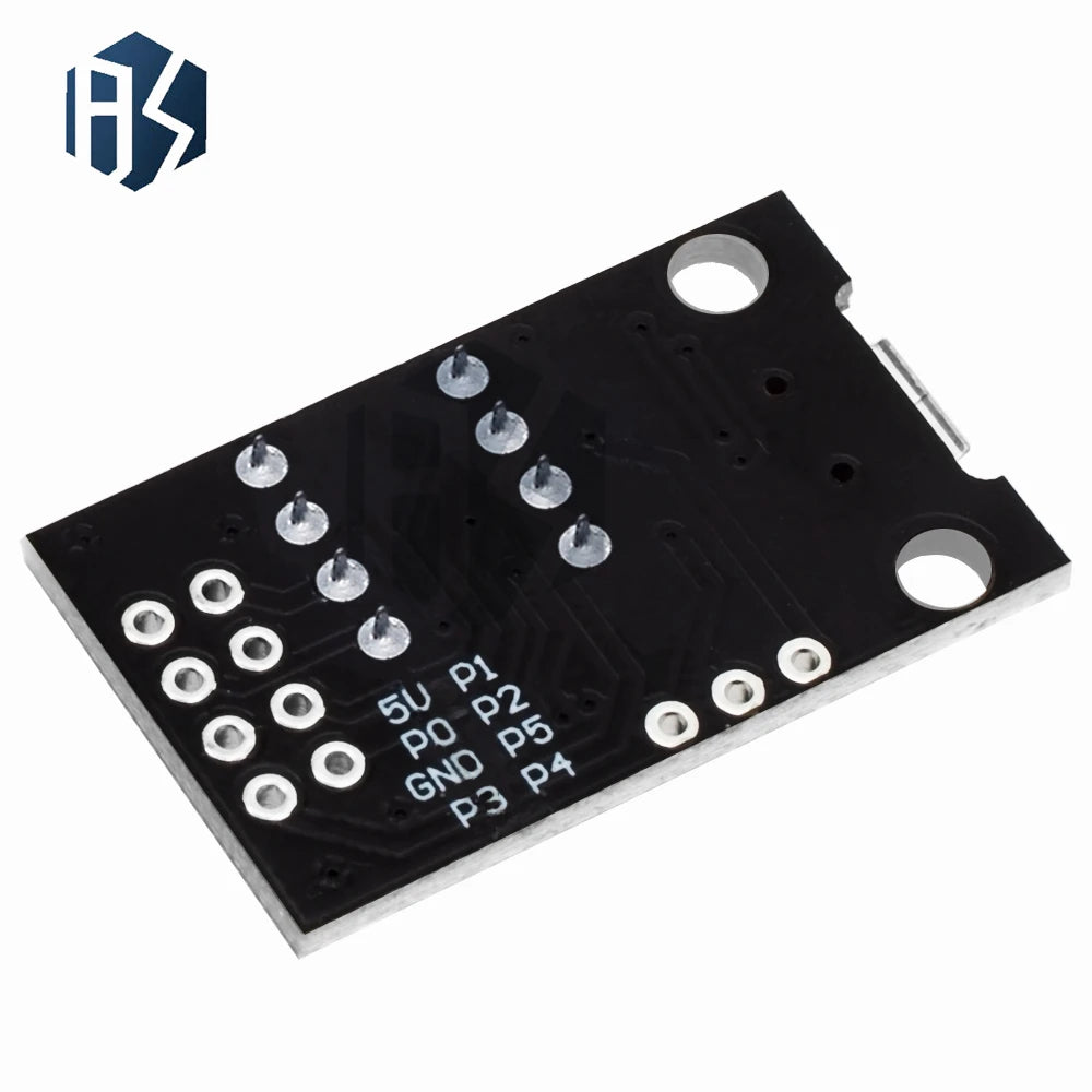 Micro USB Programming Board ATtiny13A 25 45 85 Pluggable AVR MCU Zpaxo
