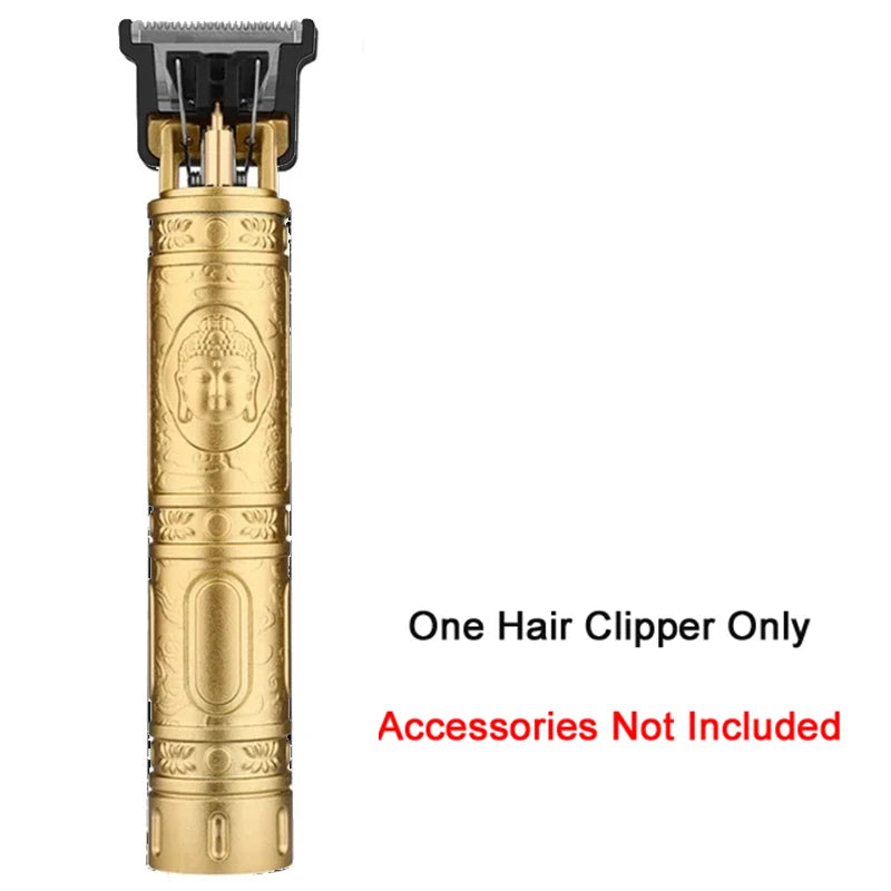 2026 New Arrival！Vintage T9 Hair Clipper Beard Shaving Body Hair Trimmer Clippers Electric Men Haircut Machine Barber Shaver Zpaxo X-GoldBuddha