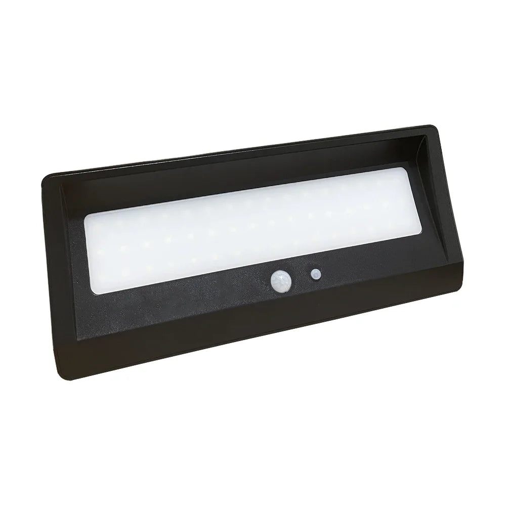 Bright Solar Wall Lights Motion Sensor Outdoor 4 Modes Light Zpaxo Black Warm white