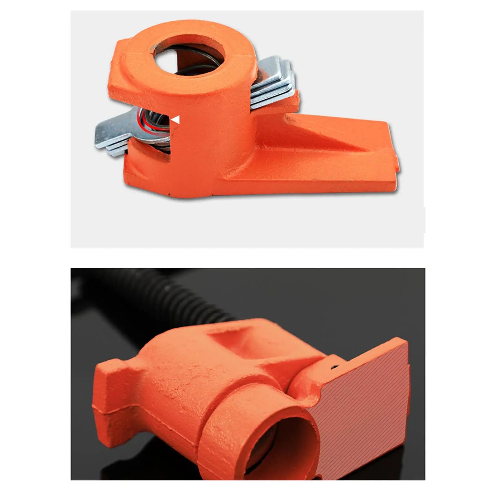 2PCS Wood Gluing Pipe Clamp Set Tools Durable Heavy Duty Metal for Woodworking Carpentry DIY Projects Workshop Home Improvement Zpaxo