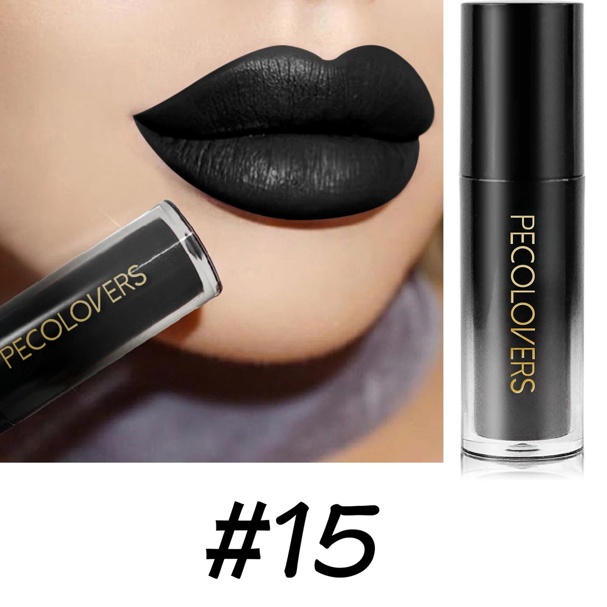 Velvet Matte Lipstick Sexy Red Lip Gloss Waterproof Long Lasting Easy Coloring Non-fading Non-stick Cup Liquid Lip Stick Zpaxo 15