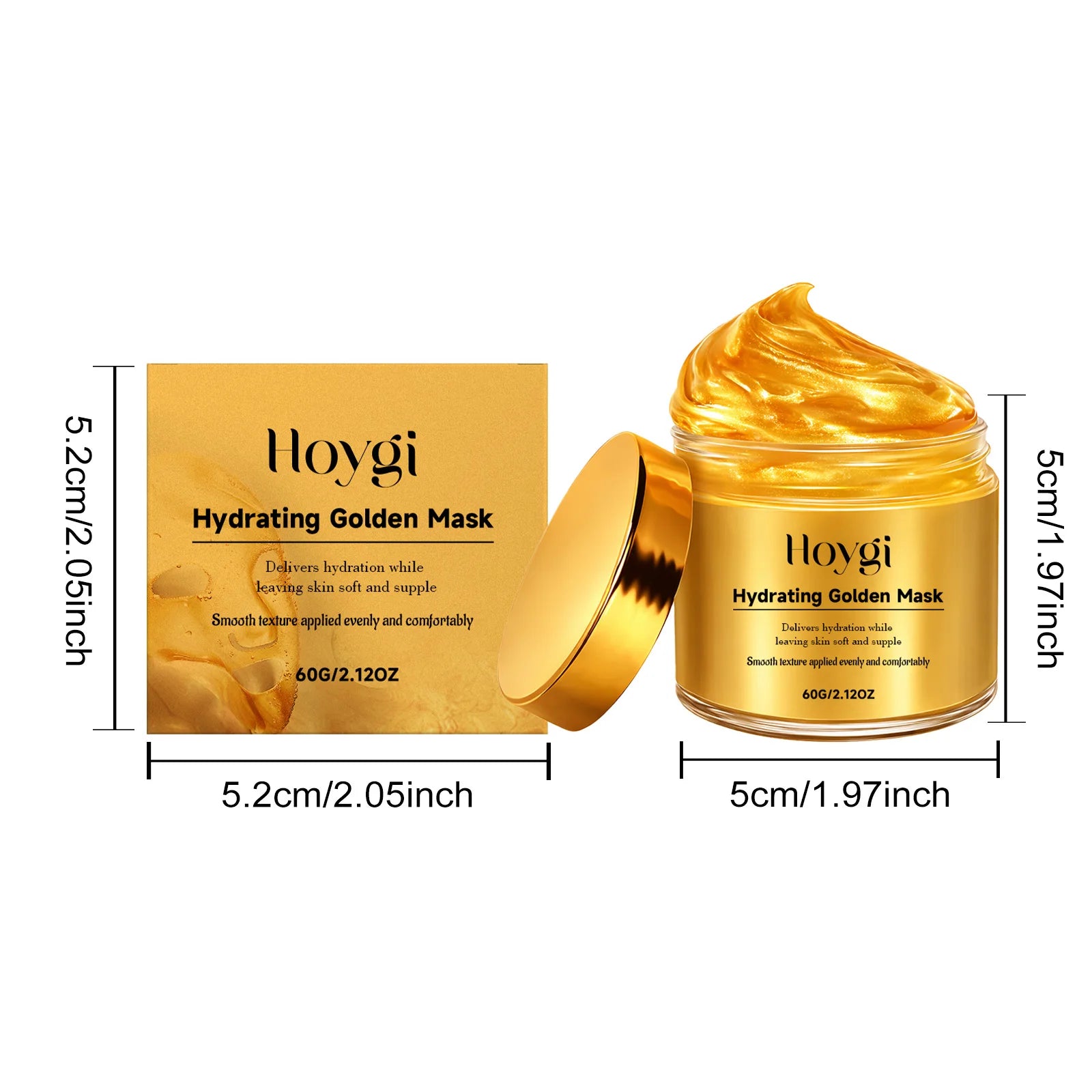 Hoygi Collagen Gold Peel-Off Facial Mask – Hydrating & Firming Gold Peel-Off Face Mask Zpaxo