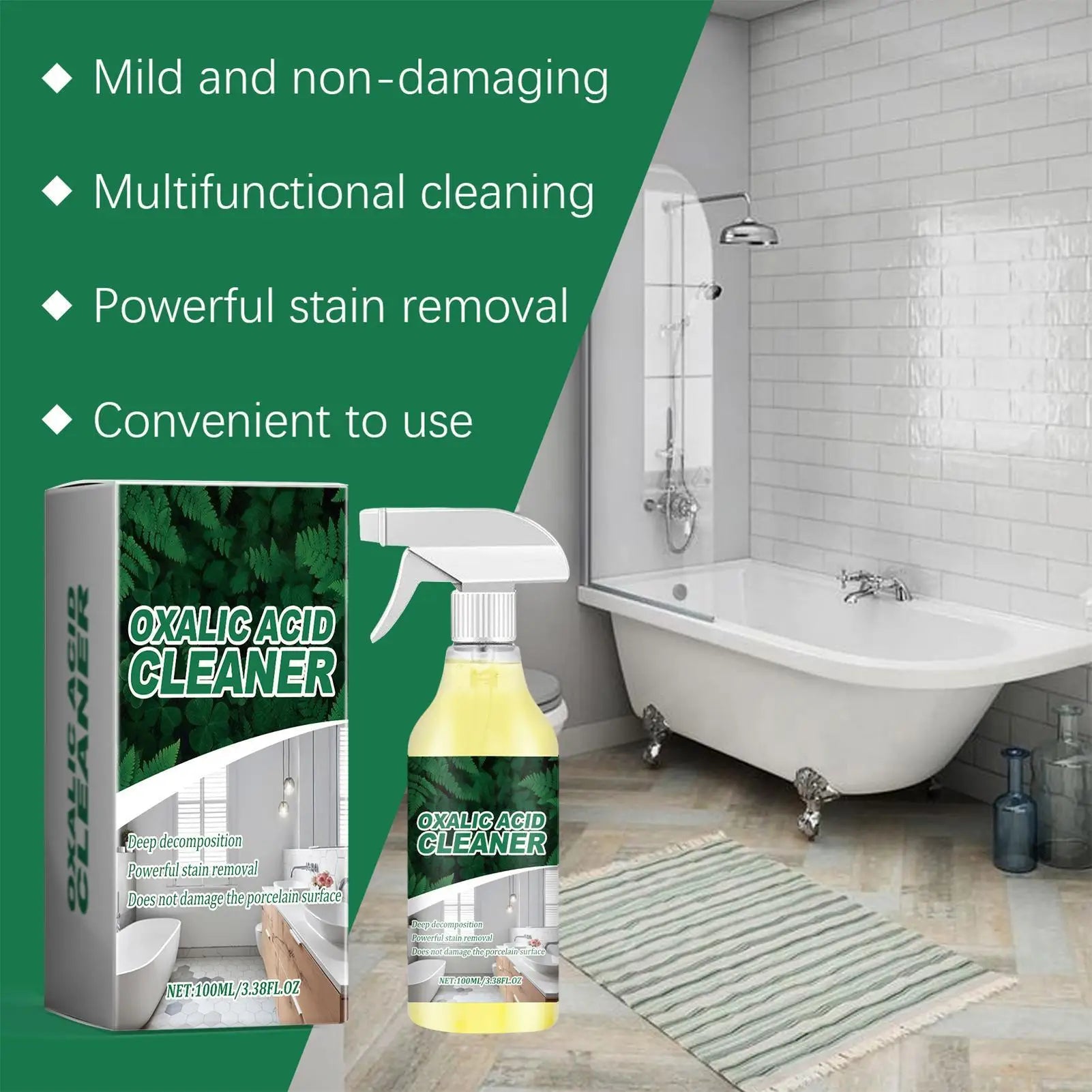 Toilet Bowl Cleaner Deodorizing Protective Spray Urine Remover
