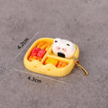 ▶Children's Pretend Play Toy Miniature Simulation Rice Ball Meal Playset DIY Decor Realistic Portable Bento Food Model Zpaxo A3