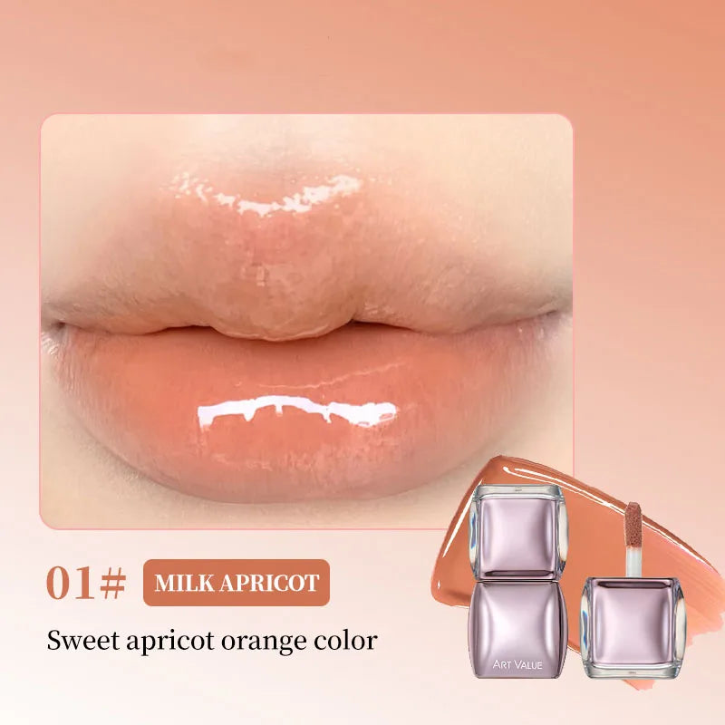 Transparent Powder Gloss Lip Mirror Moisturizing Long-lasting Zpaxo AE810-01