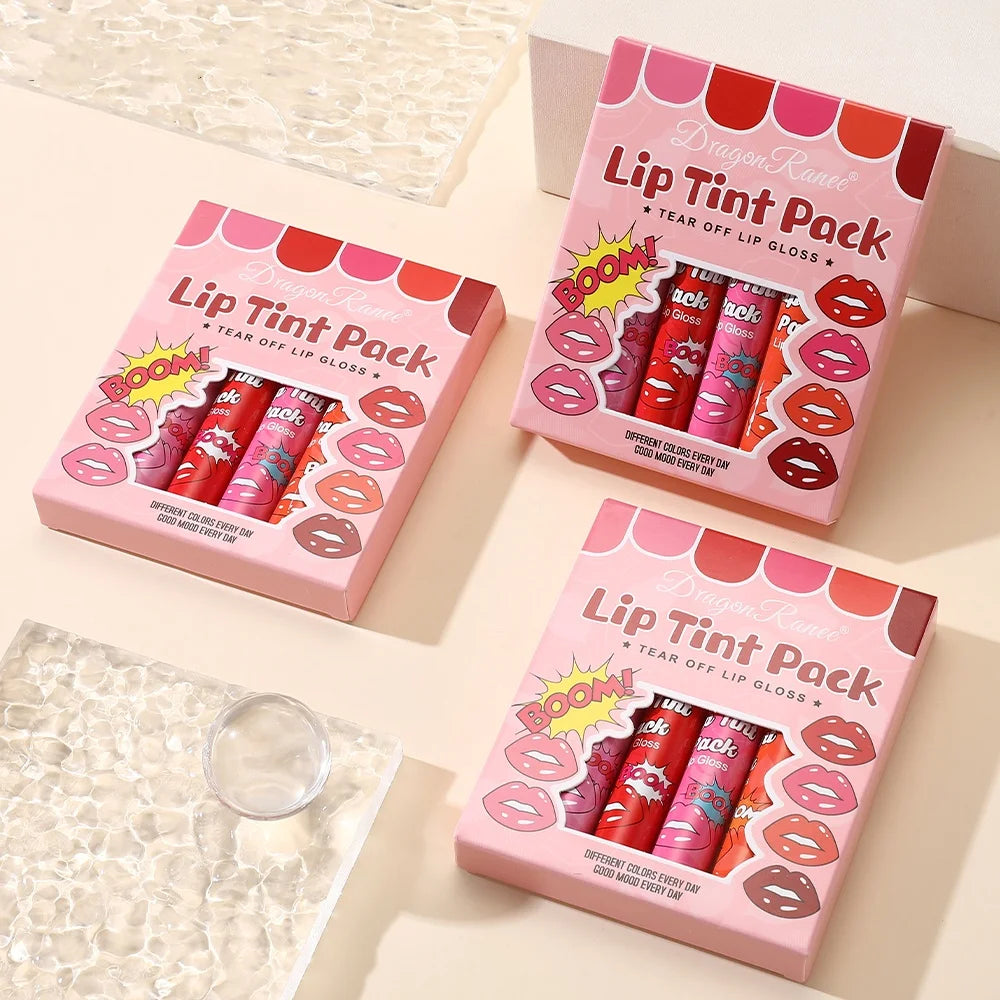 Tear off lipstick lipstick moisturizing and moisturizing lipstick lipstick film Tear off lipstick lipstick waterproof and color fast lipstick lipstick case Zpaxo