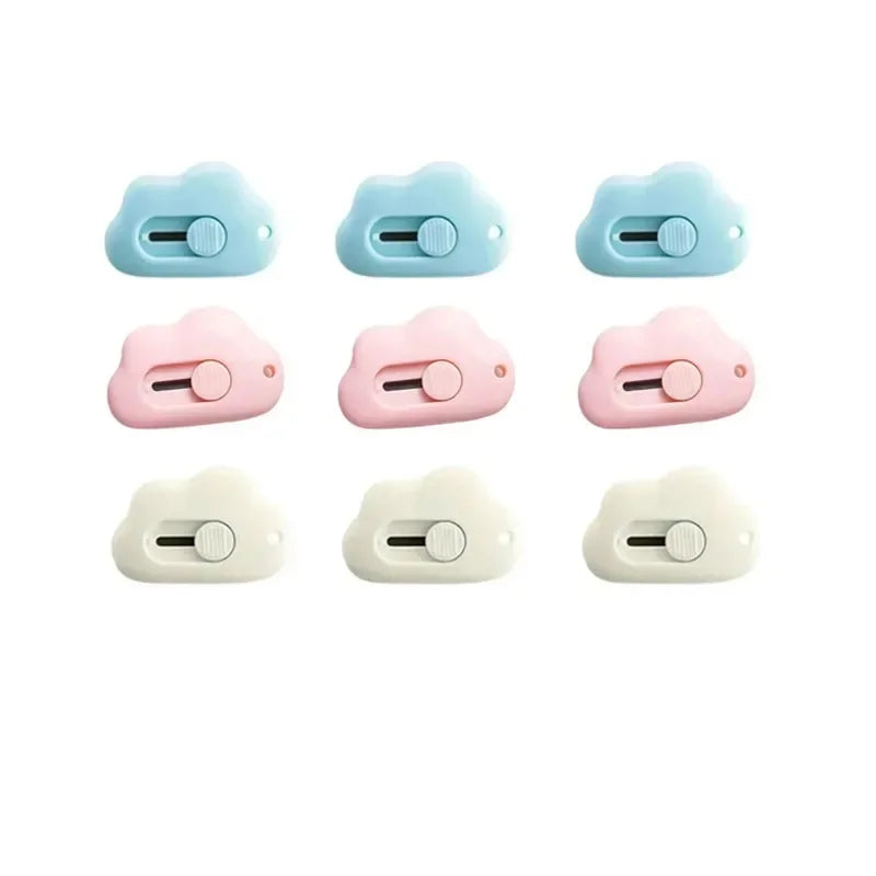 Mini Portable Utility Knife – Cute Rabbit Cloud Paper Cutter