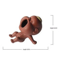 Cute Purple Sand Urine Boy Tea Pet Household Can Raise Tea Table Ornaments Fun Peeing Doll Tea Toy Set Accessories Zpaxo Red