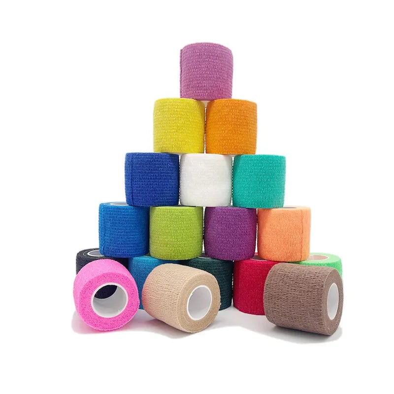 6-Pack Self-Adhesive Elastic Bandage Wrap – Sport Cohesive Tape