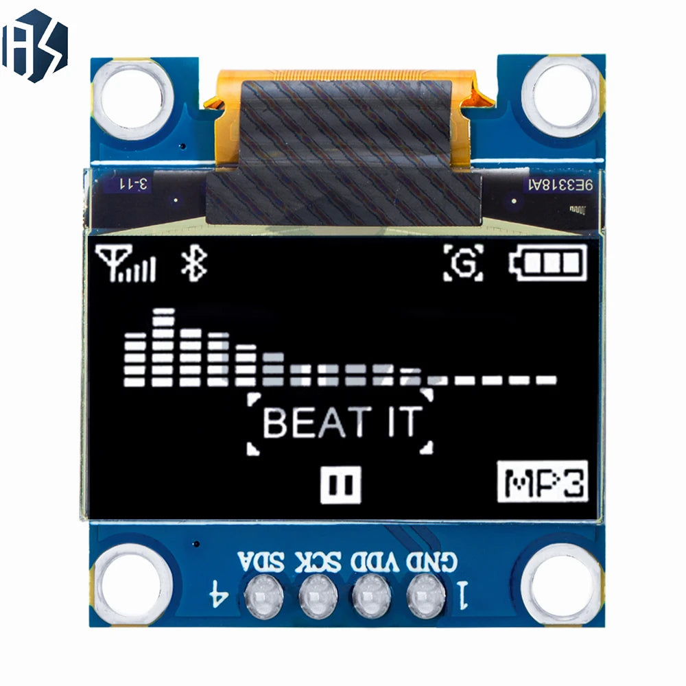 I2C SSD1306 OLED Display Module 128x64 Dual-color Yellow Blue Screen Zpaxo