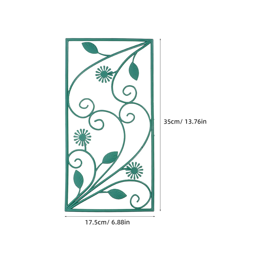 6Pcs Plant Climbing Trellis Frame Garden Plant Supports for Indoor Outdoor Vine Climbing Rack Pebble Stone Border Strips Garden Zpaxo