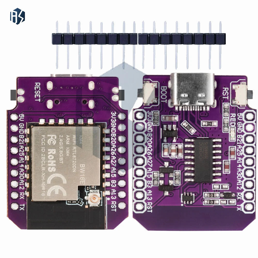 RTL8720DN Dual Band Wifi 5 0 Bluetooth BLE Module MINI BW16 2 4ghz Zpaxo