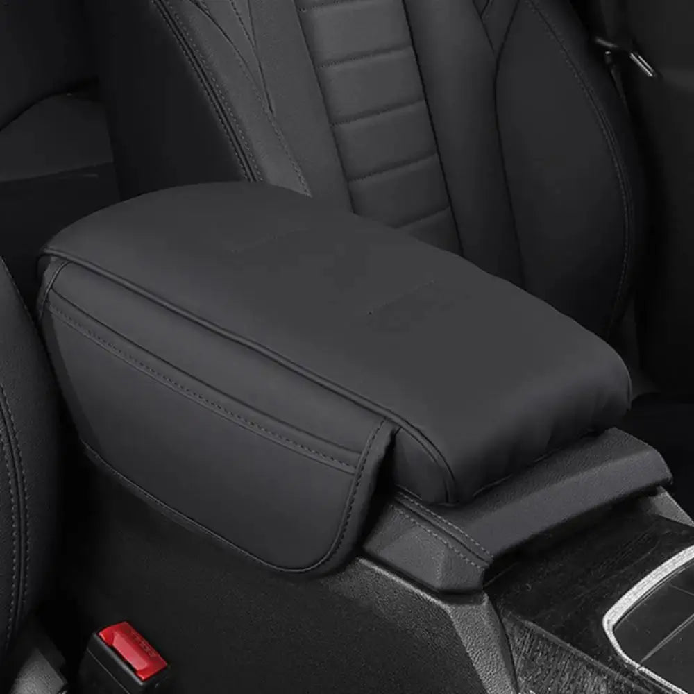 PU Leather Car Arm Rest Box Luxury Thicken Design Armrest Pad Both Zpaxo