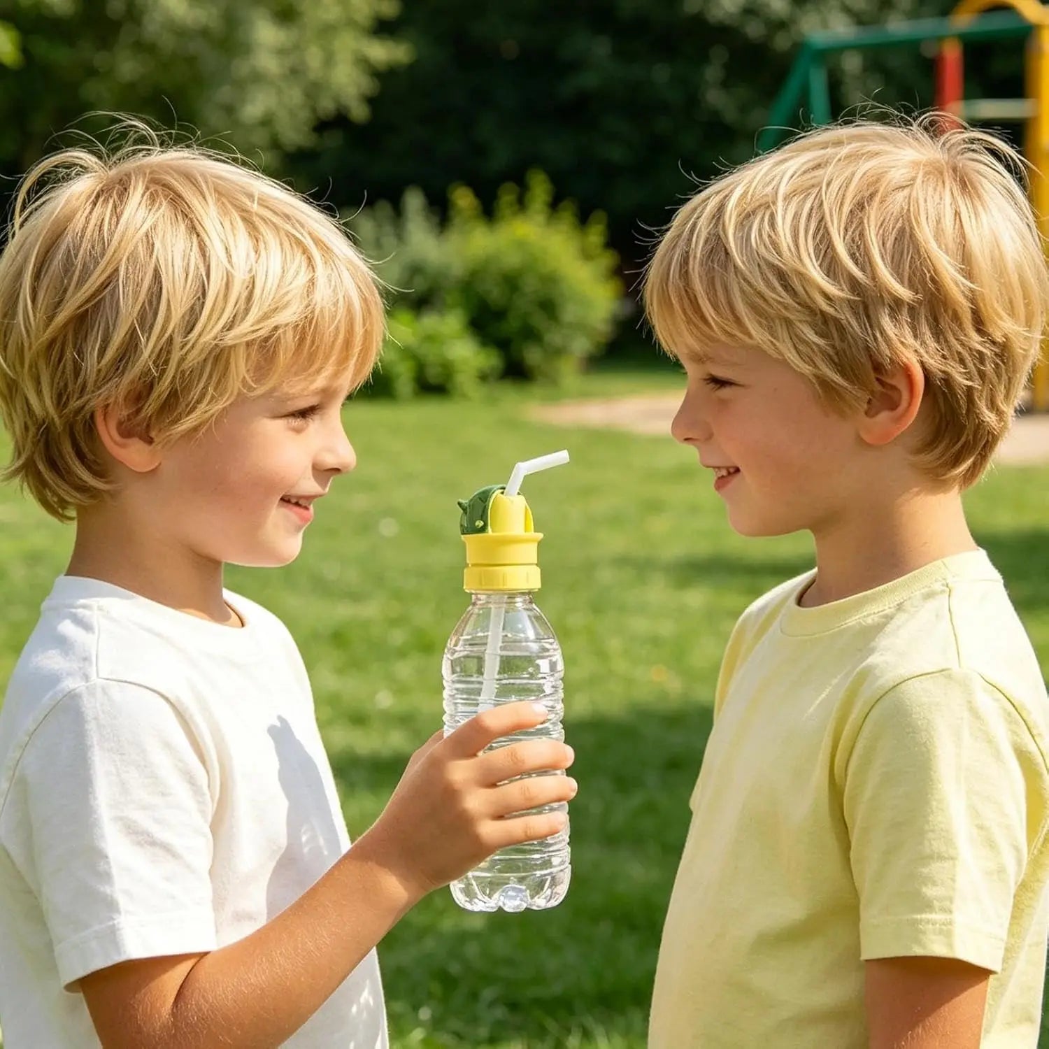 Baby-friendly Universal Straw Lid Includes Converter Water Bottles