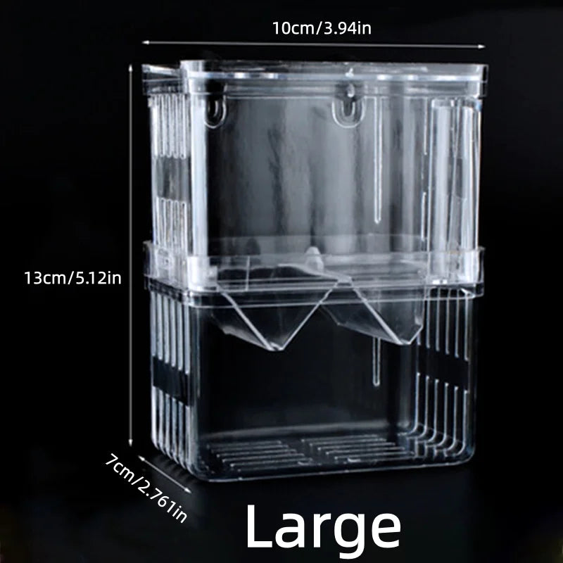 Aquarium Fish Breeder Box Durable Betta Tank Breeding Isolation