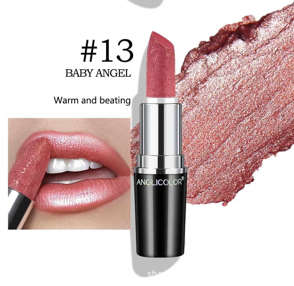 Makeup Non-sticky Non-fading Lipstick Pearlescent Long-lasting