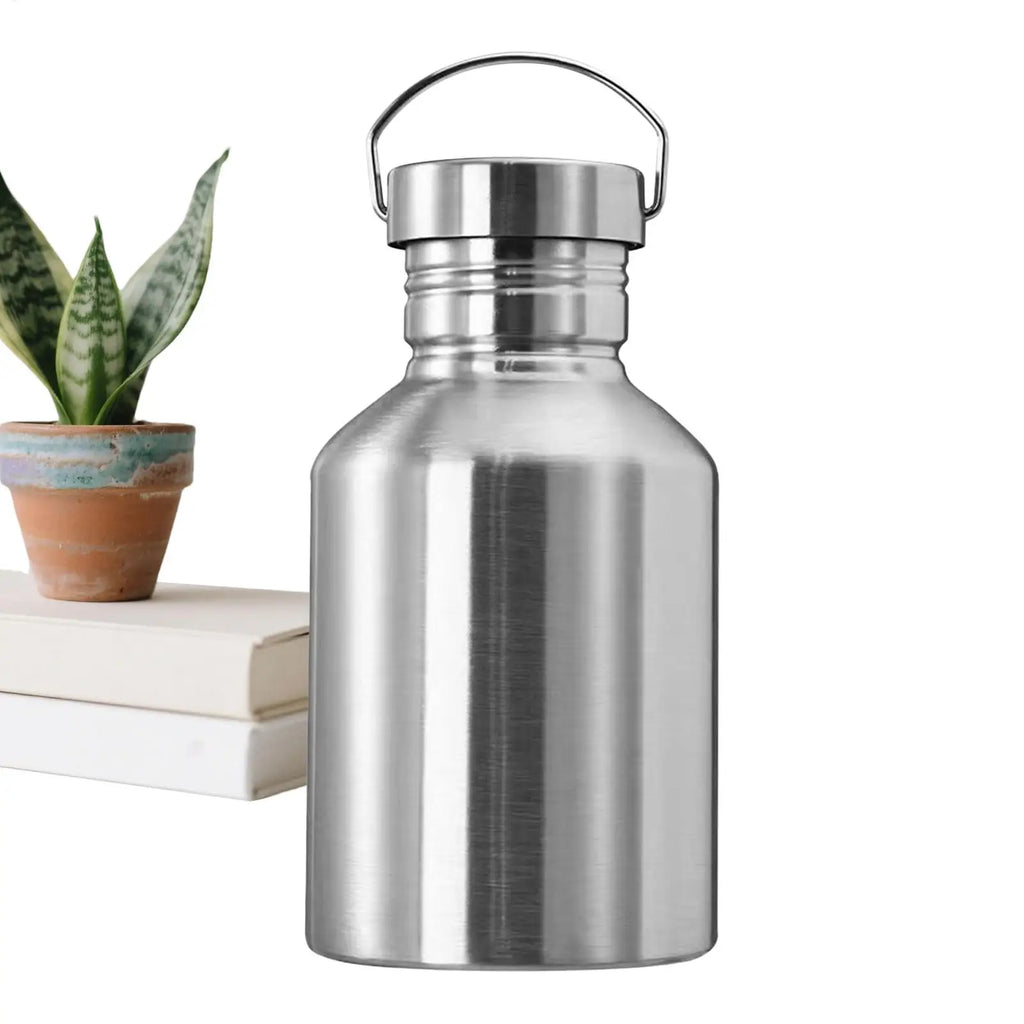 Non Insulated Stainless Steel Water Bottle Large Capacity Sports