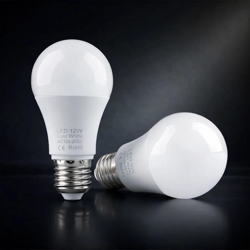 E27 LED Bulb 3W 6W 9W 12W 15W 18W High Brightness Smart IC Energy Saving Lamp 220V-240V Indoor Lighting for Home Office Garage Zpaxo