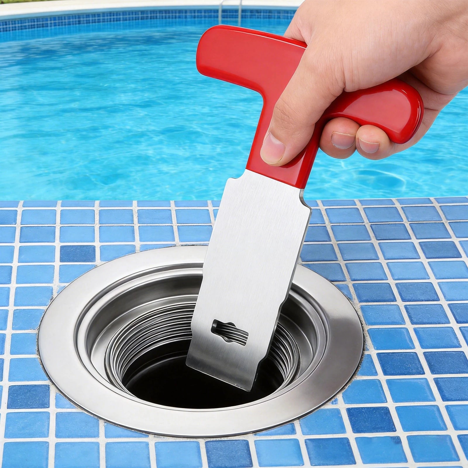 Stainless Steel Pool Return Jet Fitting Removal Tool Handle Grip