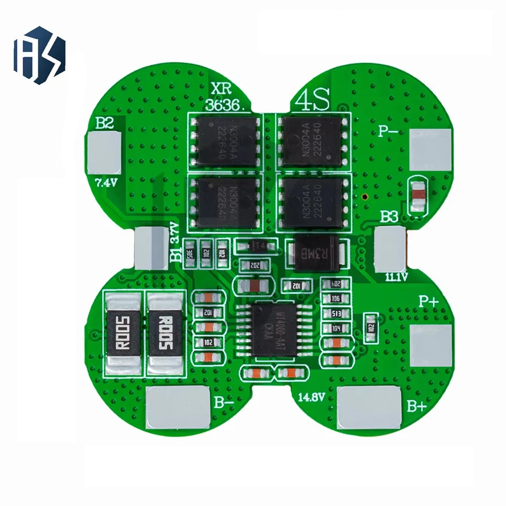 4S 20A LiFePO4 Li-ion BMS Protection Board 8-MOSFET PCM 14 8V 16 Full Zpaxo