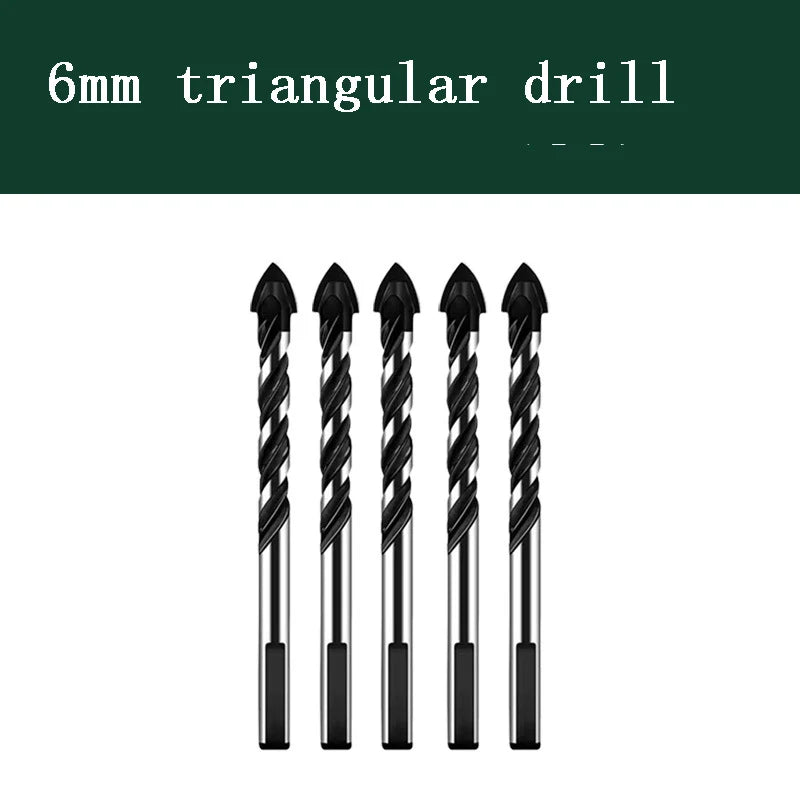 Glass Metal Tile Drill Bit 6- Multifunctional Triangle Diamond Zpaxo 1PC6mm