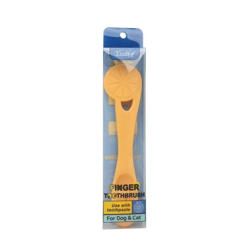 Pet Finger Toothbrush Cats Dogs Soft Tooth Cleaning Reusable Design Zpaxo A6