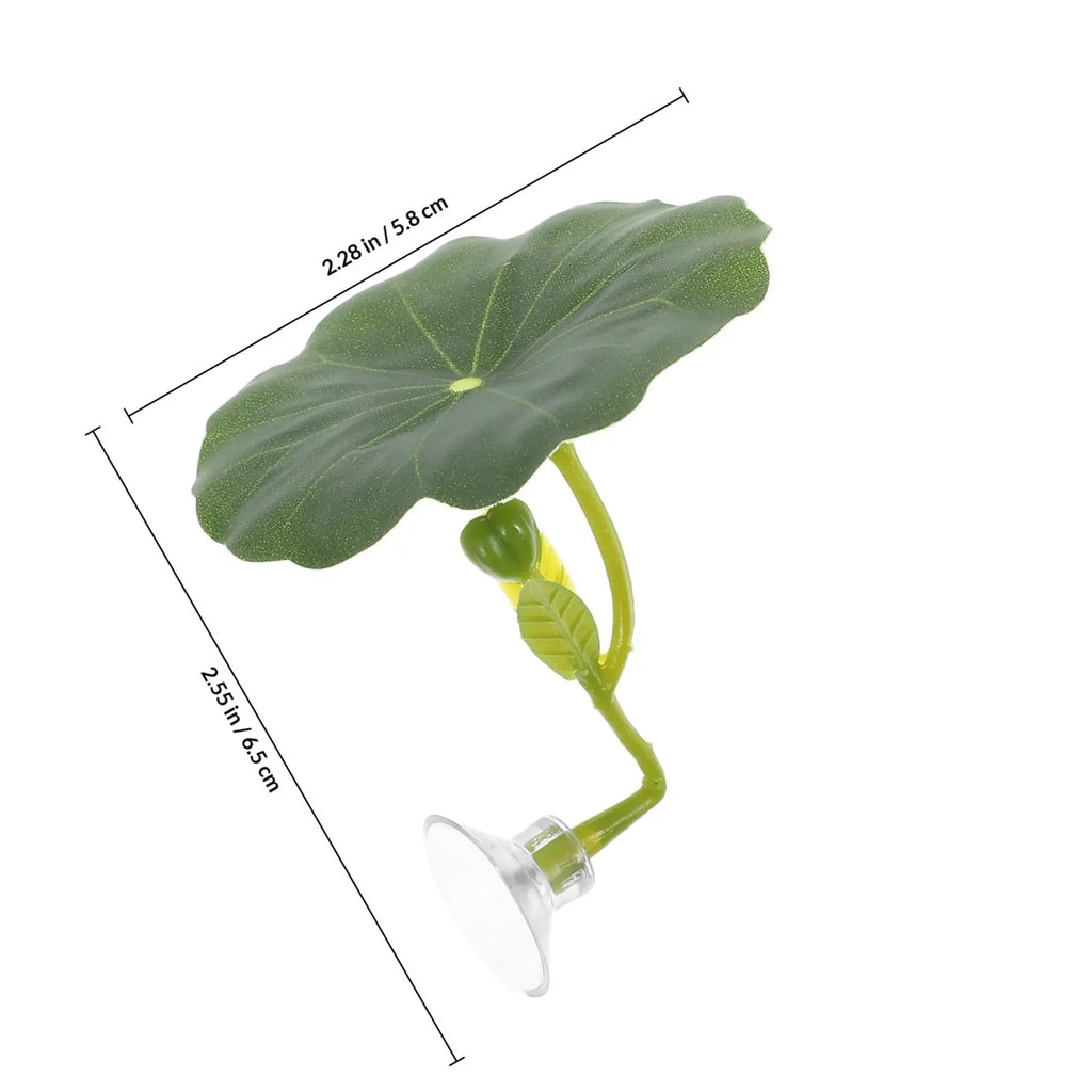 Lifelike Artificial Lotus Leaf Betta Fish Bed Resting Pad Hiding Spot