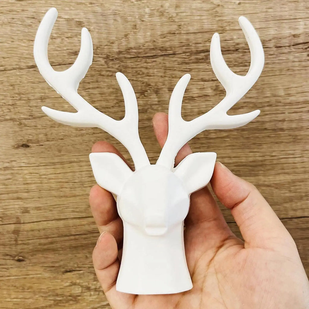 Deer Head Resin Mold 3D Silicone Mould Christmas Cake Decoration