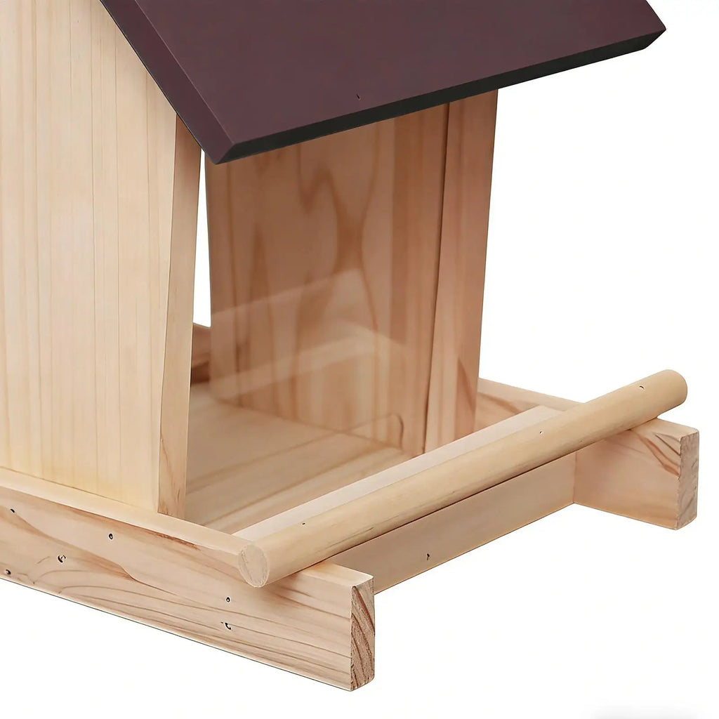 Bird Feeder Houses Outside Supports Bowl Perch Rope House Balcony
