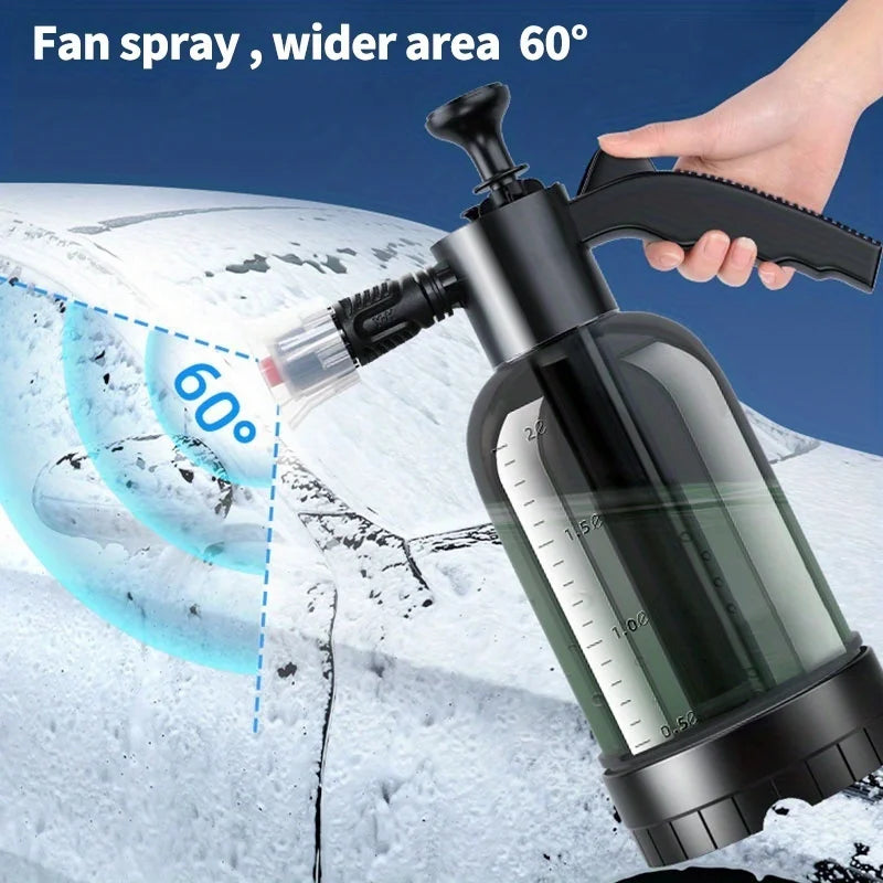 Hand Pump Foam Sprayer Snow Cannon Gun Pressure Relief Valve Car Wash