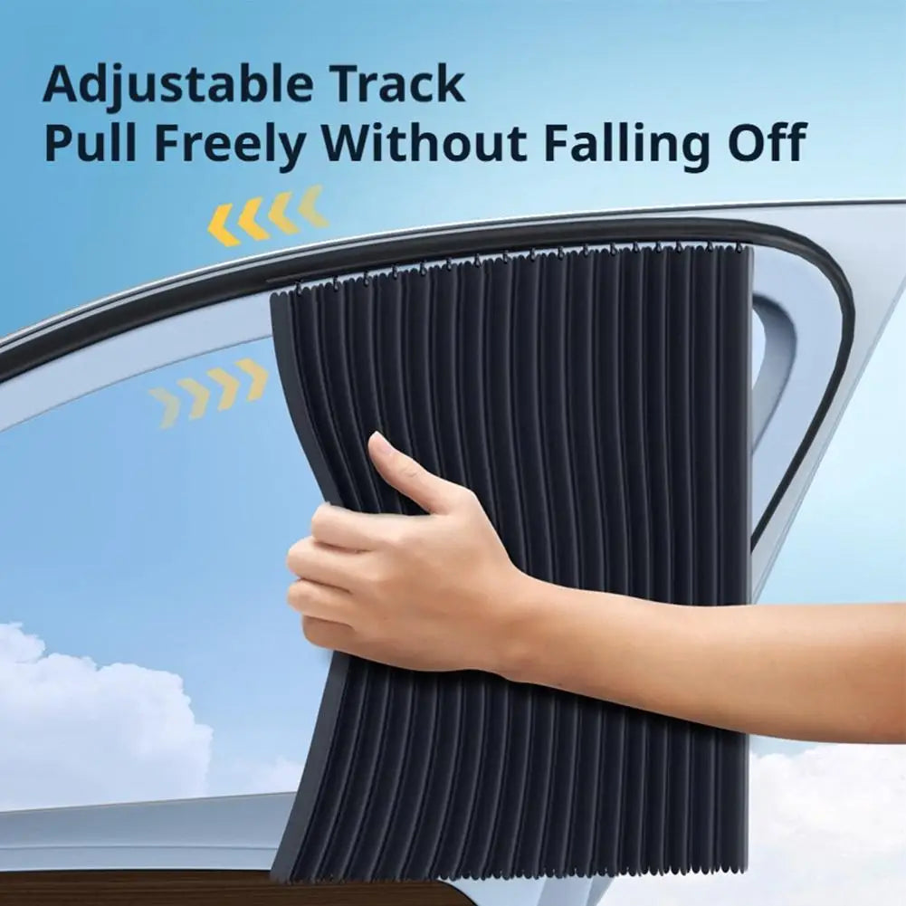 Car Side Window SunShades Privacy Magnetic Curtains Black Uv Protection Keeps Cooler Screen for Baby Sleeping Pure Cloth Auto Zpaxo