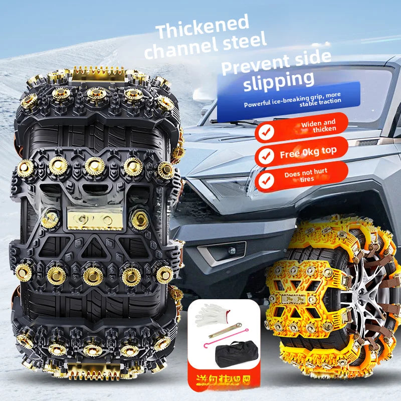 TPU Snow Chains for Cars, SUVs & Off-Road Vehicles