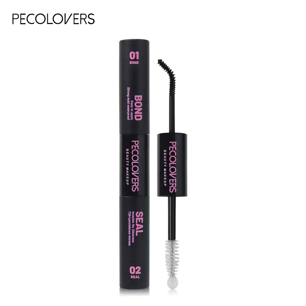 Double-head 2-in-1 False Eyelash Glue, Cluster Lash Adhesive, Strong Adhesive for Secure Hold,Quick-Dry Long-Lasting Mascara Zpaxo 01
