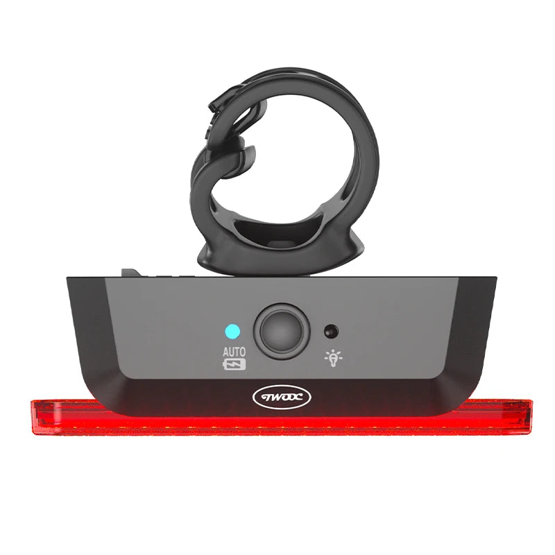 Bicycle Smart Brake Tail Light USB Charging Glare Tail Light Warning Bike Light Mountain Bike Road Bike Bicycle Accessories Zpaxo