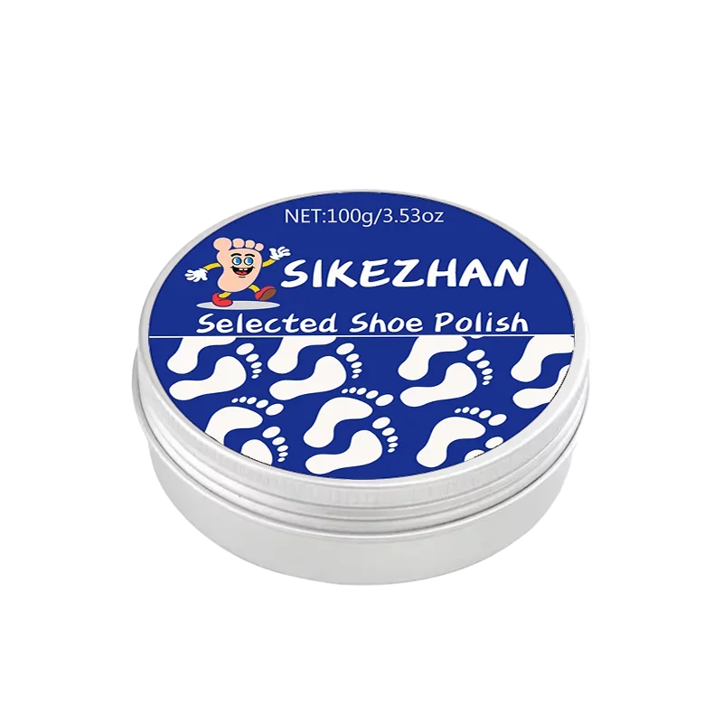 Neutral Leather Shoe Polish Cleaner and Conditioner Cream for Leather Shoes Bags Shine Moisturizing Nourish Anti‑Cracking Care Zpaxo 100g