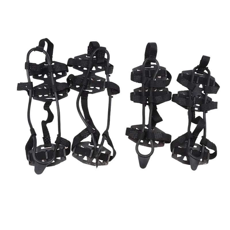 Hiking Ice Grips 24 Teeth Climbing Shoe Spikes Chain M L Crampons Zpaxo