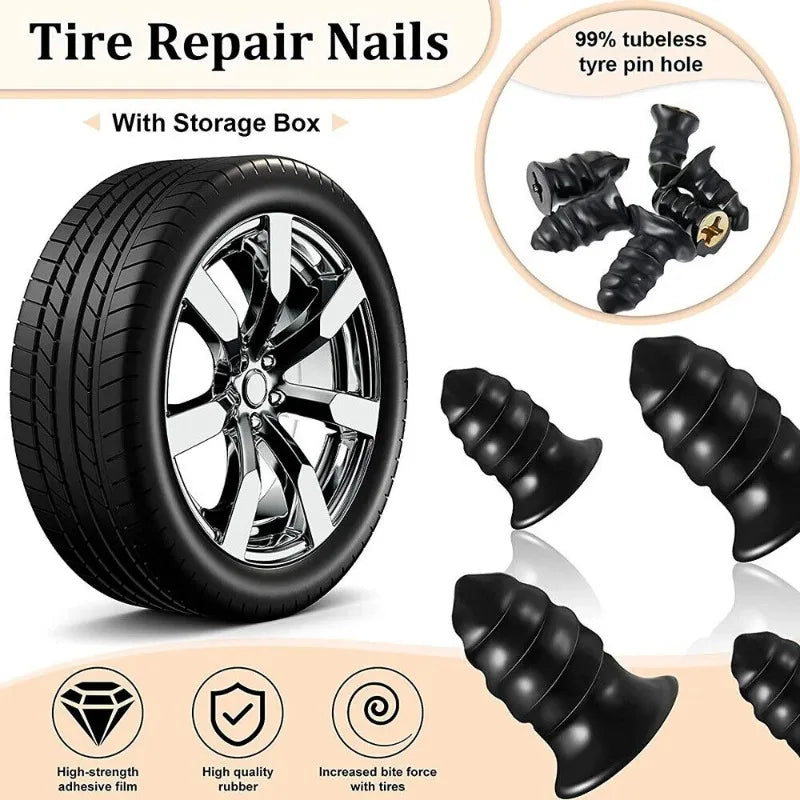 Vacuum Tyre Repair Nail Motorcycle Car Trucks Scooter Bike Tire