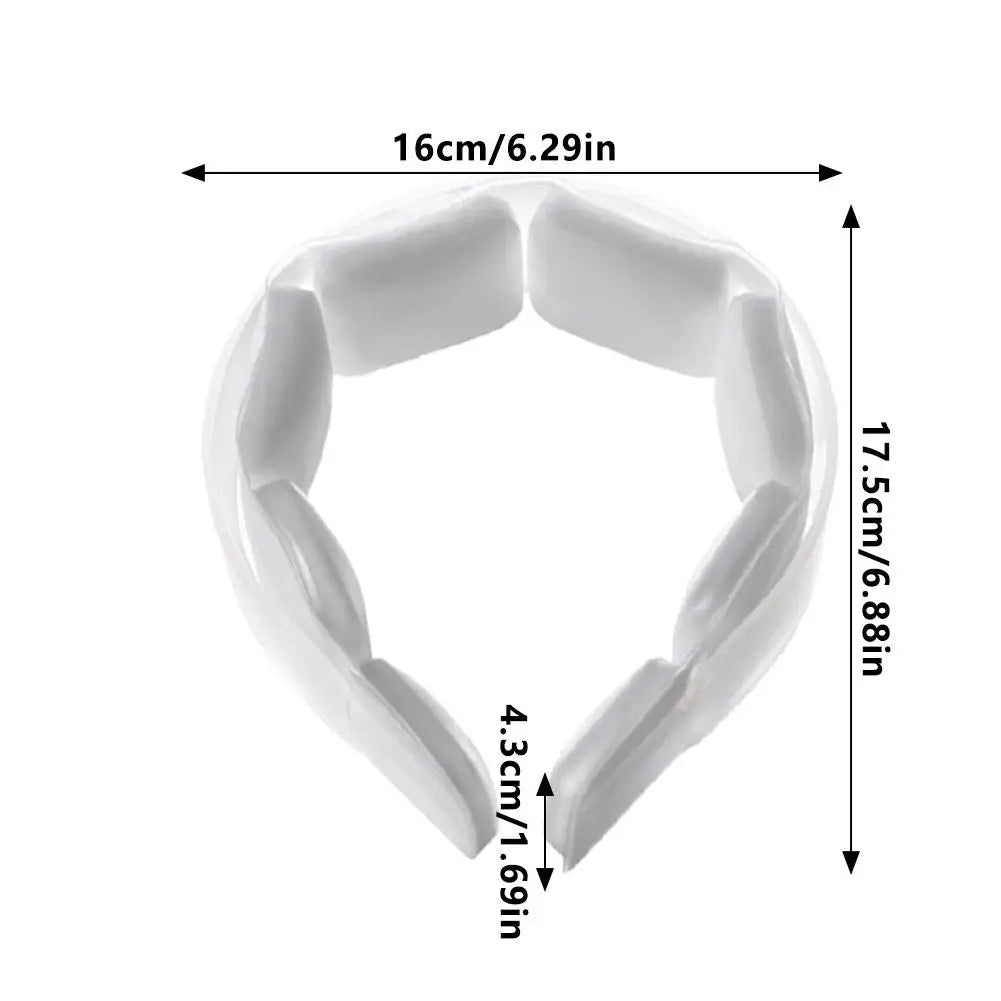 Natural Cooling Cube Cooling Neckband Indoor Wearable Ice Ring Cooler Reusable 18℃/64℉ Freeze for Hot Summer Outdoor Work Sports Zpaxo