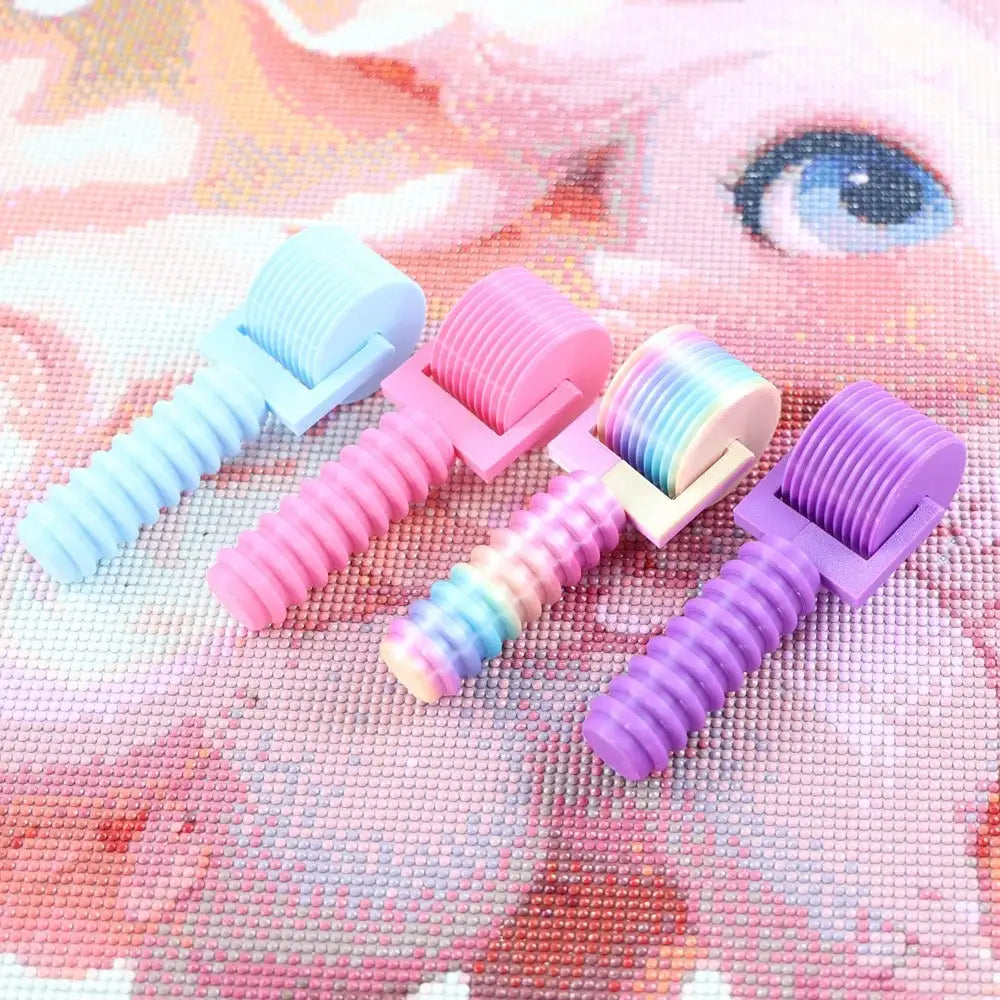 2-Pack Diamond Painting Roller Detachable Handle DIY 5D Art Pressing