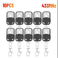 1-50PCS Smart Copy Duplicator 433mhz Remote Control 4 Button Electric Garage Door Gate Remote Cloning 433.92 MHz Transmitter Zpaxo 10PCS ABCD