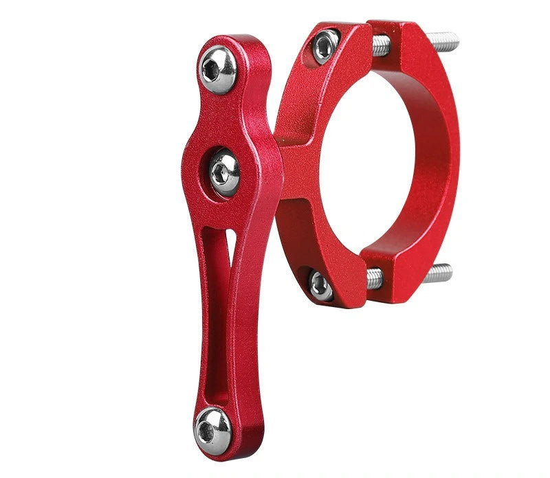 Aluminum Alloy Electric Motorcycle Bumper Water Cup Holder Mountain Zpaxo Double screw red