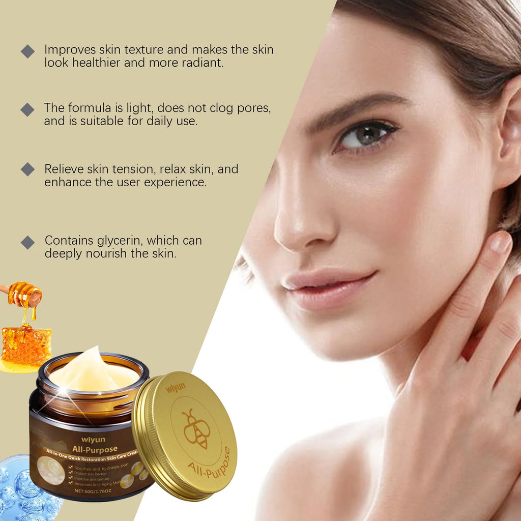 Wiyun Face Cream for Dark Spots Removal Fine Lines Repair Damaged Skin Firming Lifting Sagging Improvement Nourishing Skin Care Zpaxo
